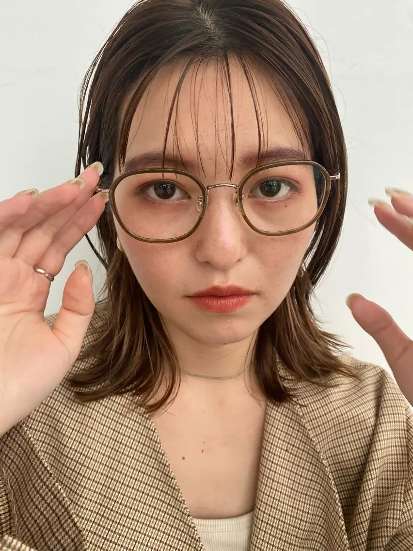 ミディアム カラー ヒラノホナミ 🫧透ける艶髪🫧のヘアスタイル