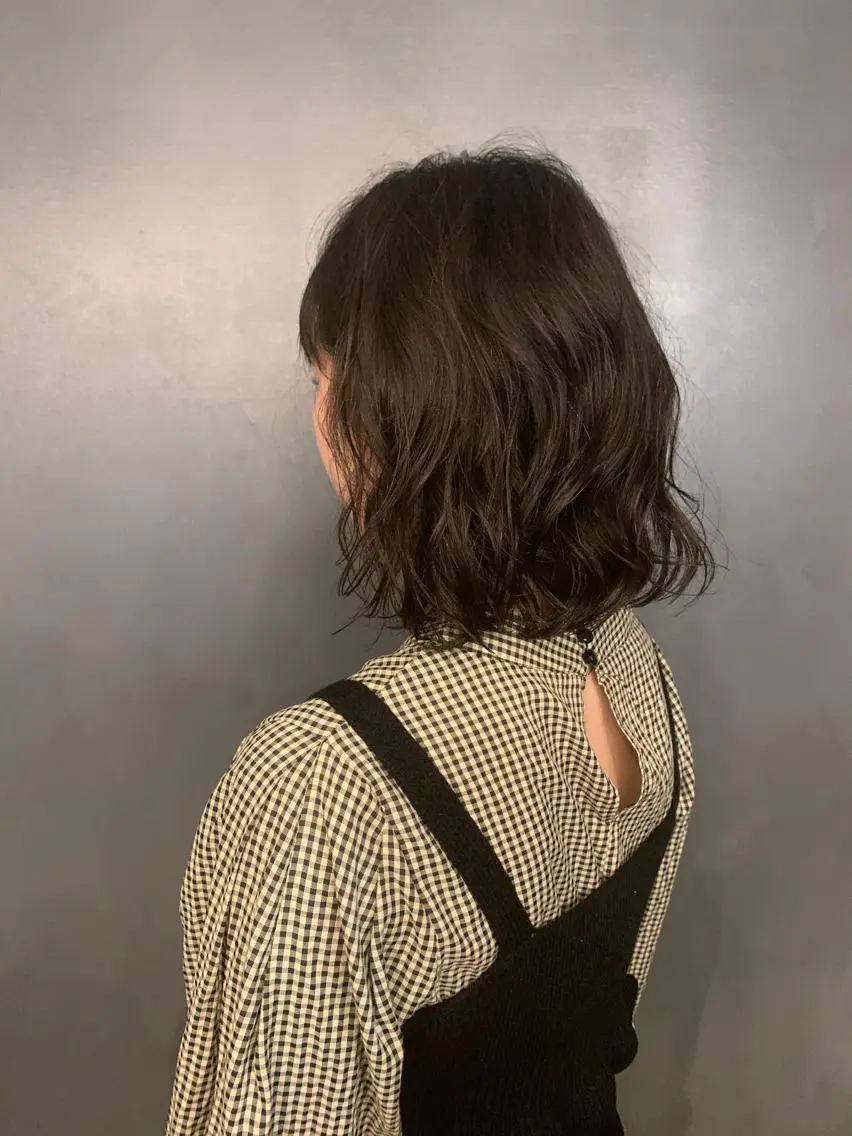 パーマ デジタルパーマ イズミ ナナコのヘアスタイル
