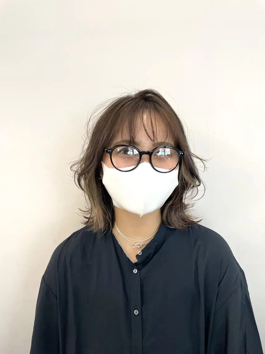ミディアム カラー ヘアカラー 関 京磨のヘアスタイル
