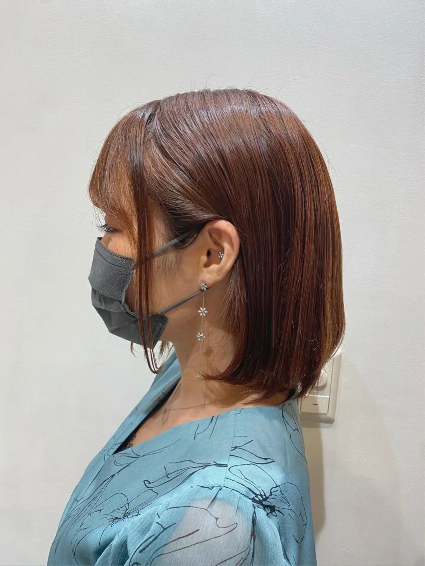 ミディアム 小顔カット 🌿リョウカのヘアスタイル