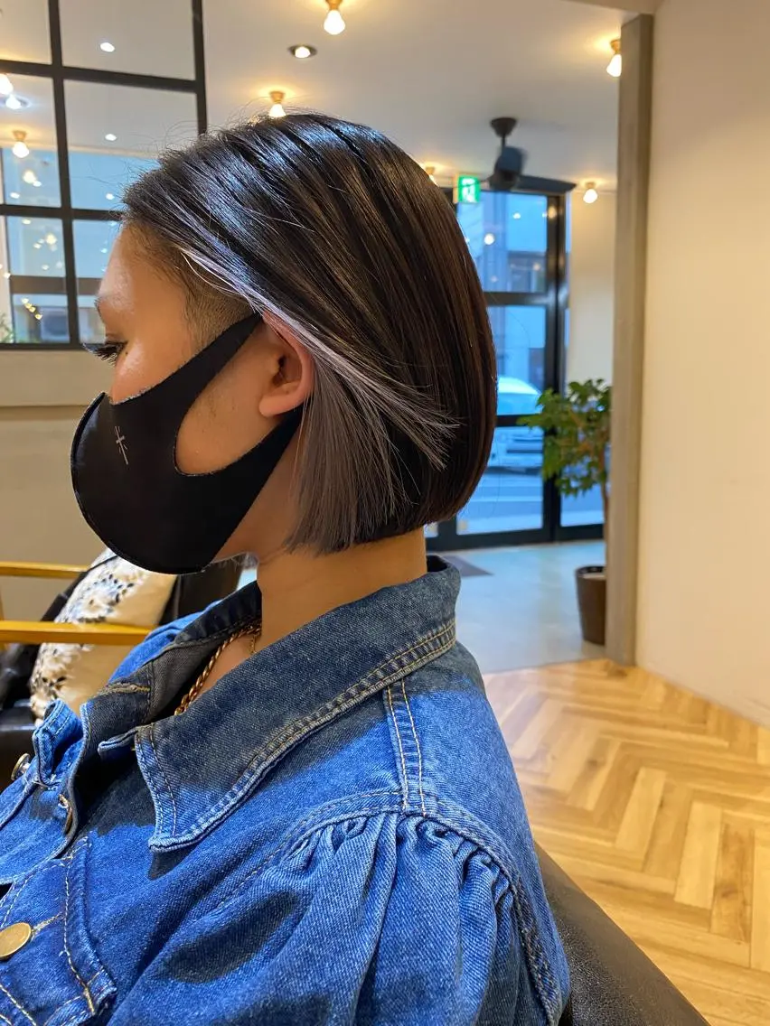 ショート カット ヘアカラー 大内田 凌馬のヘアスタイル