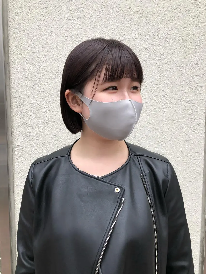 ショート カット ヘアカラー トリートメント ボブ♡柔らかいカラー 實松栞理のヘアスタイル