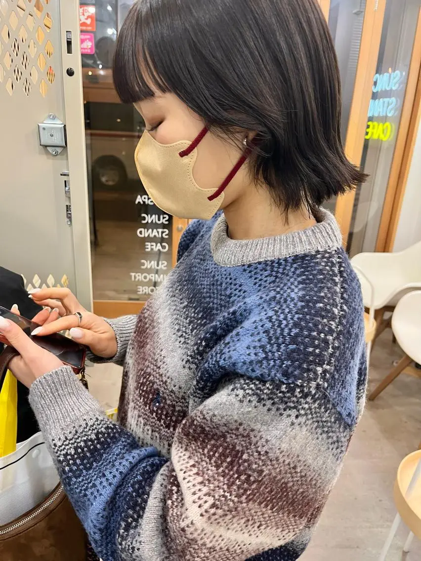 ショート カラー カット ヘアカラー トリートメント 🌼sunc HINAMI🌼のヘアスタイル