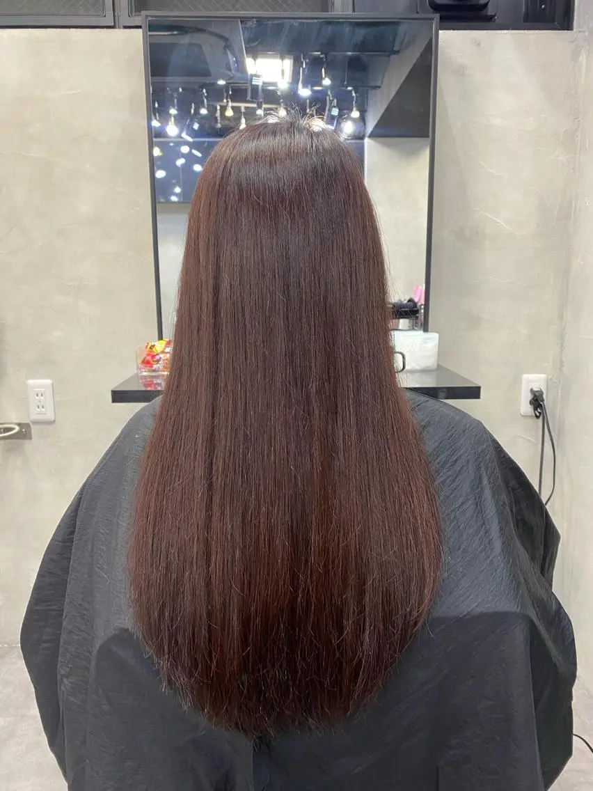 セミロング カラー パーマ ヘアアレンジ ショートボブ シールエクステ セミロングパーマ バレイヤージュ 透明感カラー FAAM Tsuneのヘアスタイル