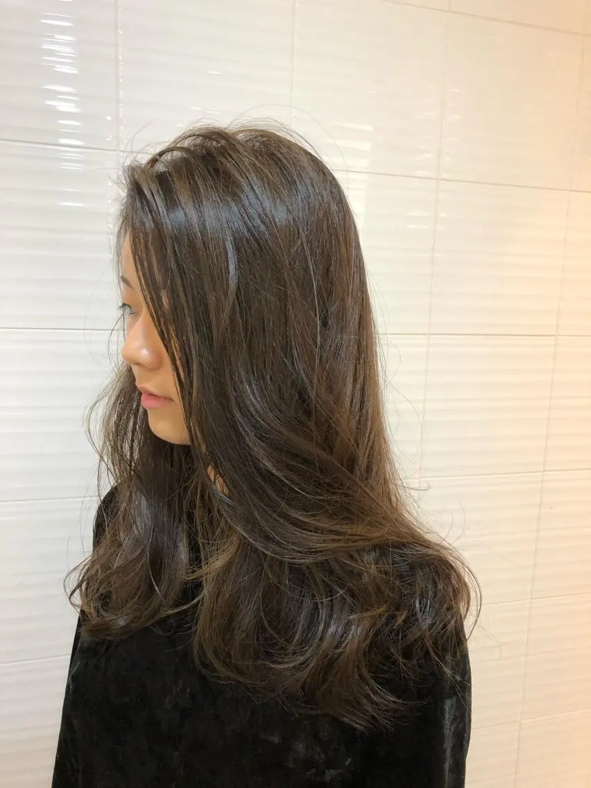 ロング カラー イルミナカラー 綺麗な髪質にしたい方 限定🌈清水 祥のヘアスタイル