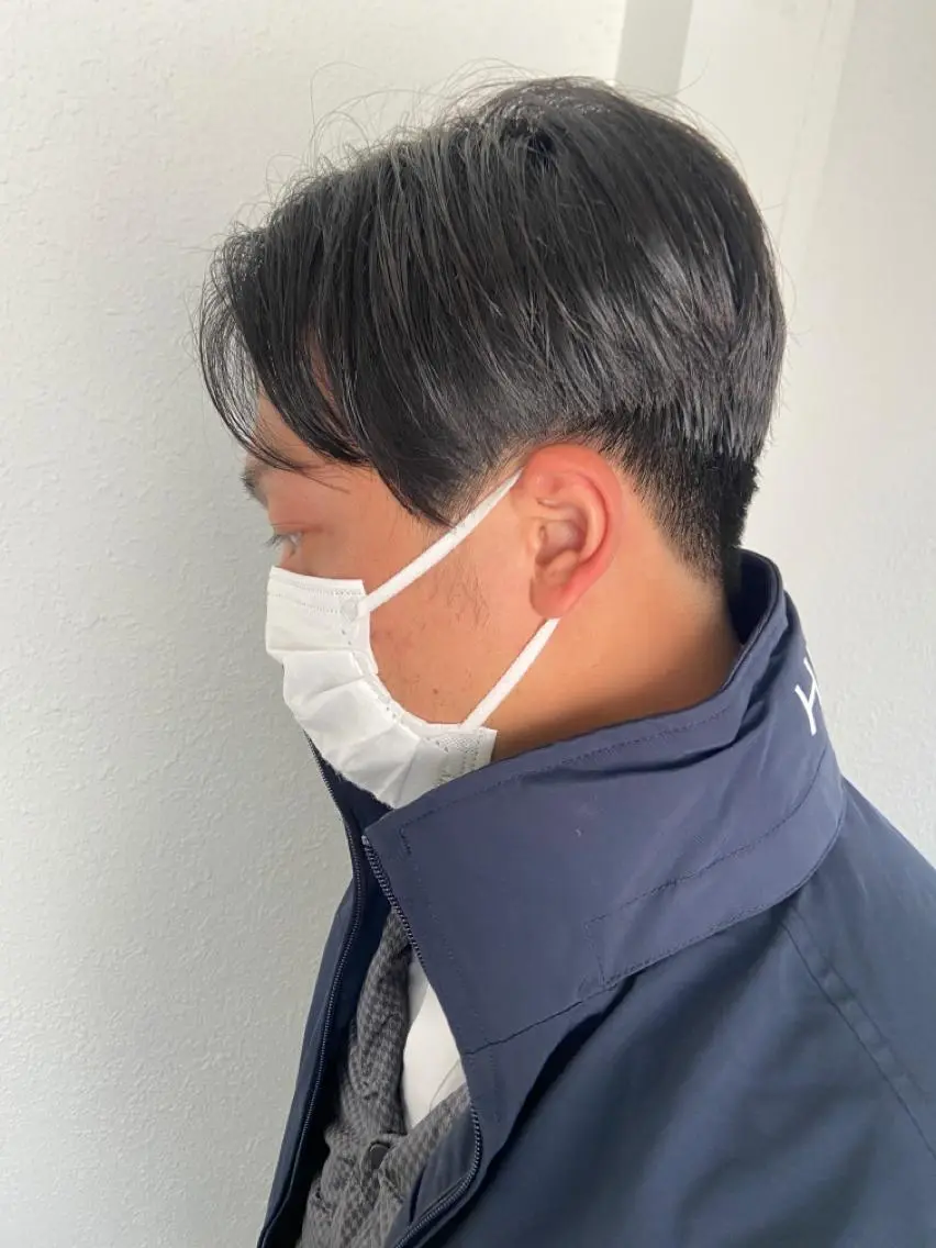 ショート カラー パーマ ヘアアレンジ メンズ キッズ ネイル マツエク・マツパ メンズパーマ アッシュ 黒髪 ブルーカラー ブルーブラック 久木原 ゆりのヘアスタイル