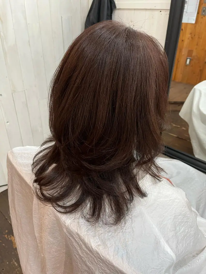 ミディアム 紙屋 隼人のヘアスタイル