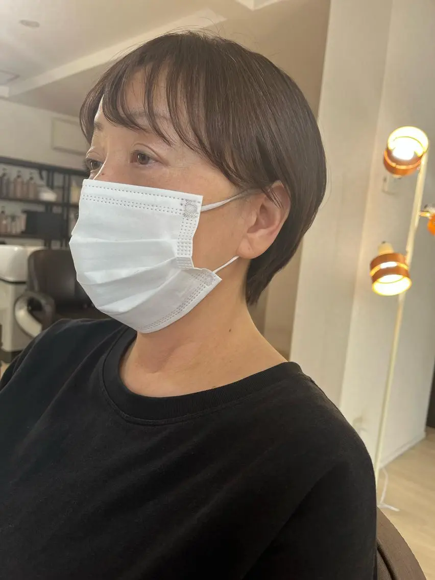 ショート カット ヘアカラー トリートメント MARRON 🍊mihoのヘアスタイル