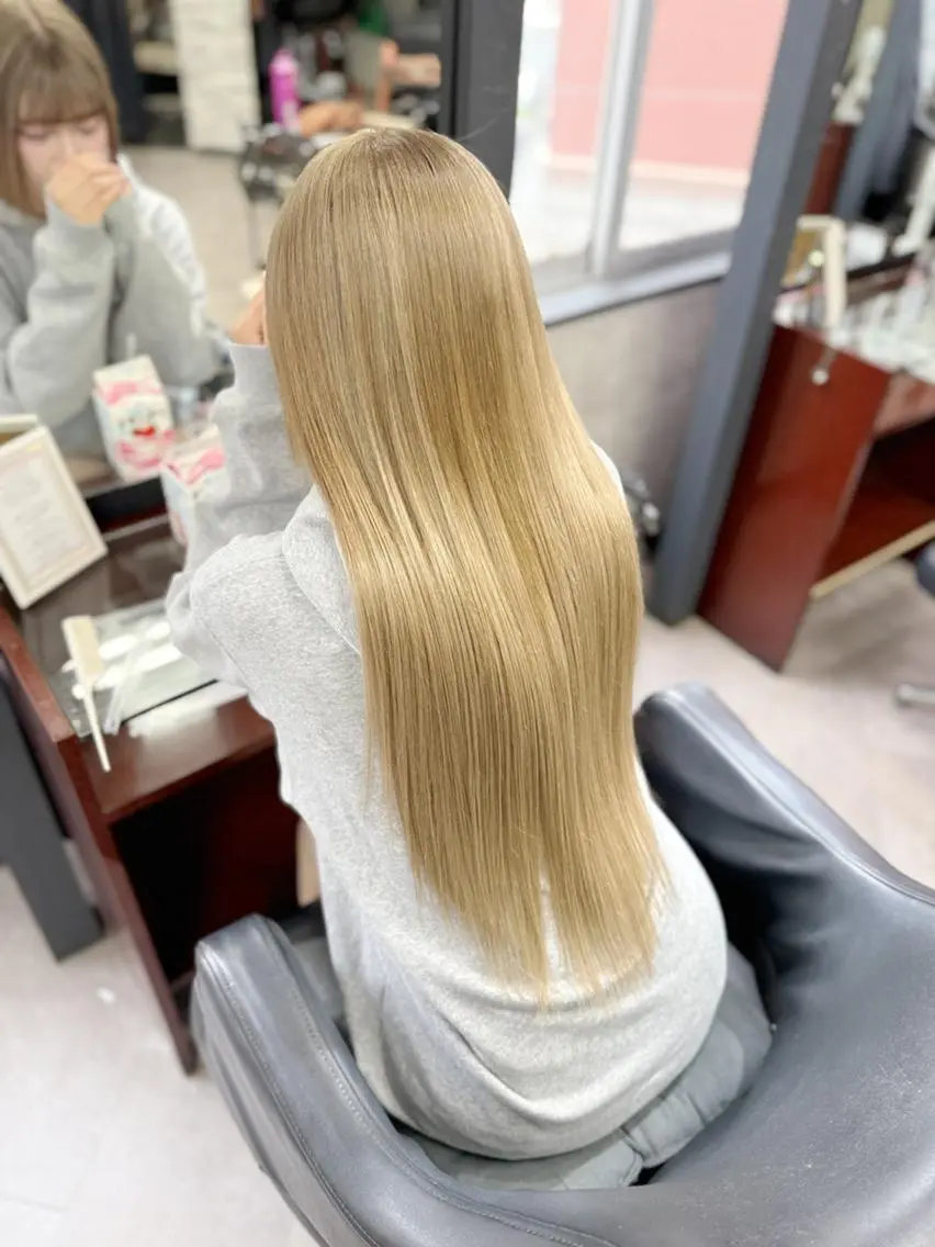 ロング ヘアカラー エクステ 💎馴染むエクステ× TOMO💎のヘアスタイル