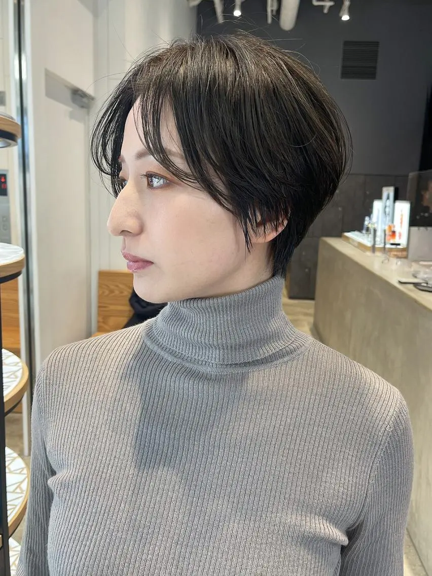 ショート カラー ショートボブ ボブ ショートヘア ITbyALBUM 藤沢店のヘアスタイル