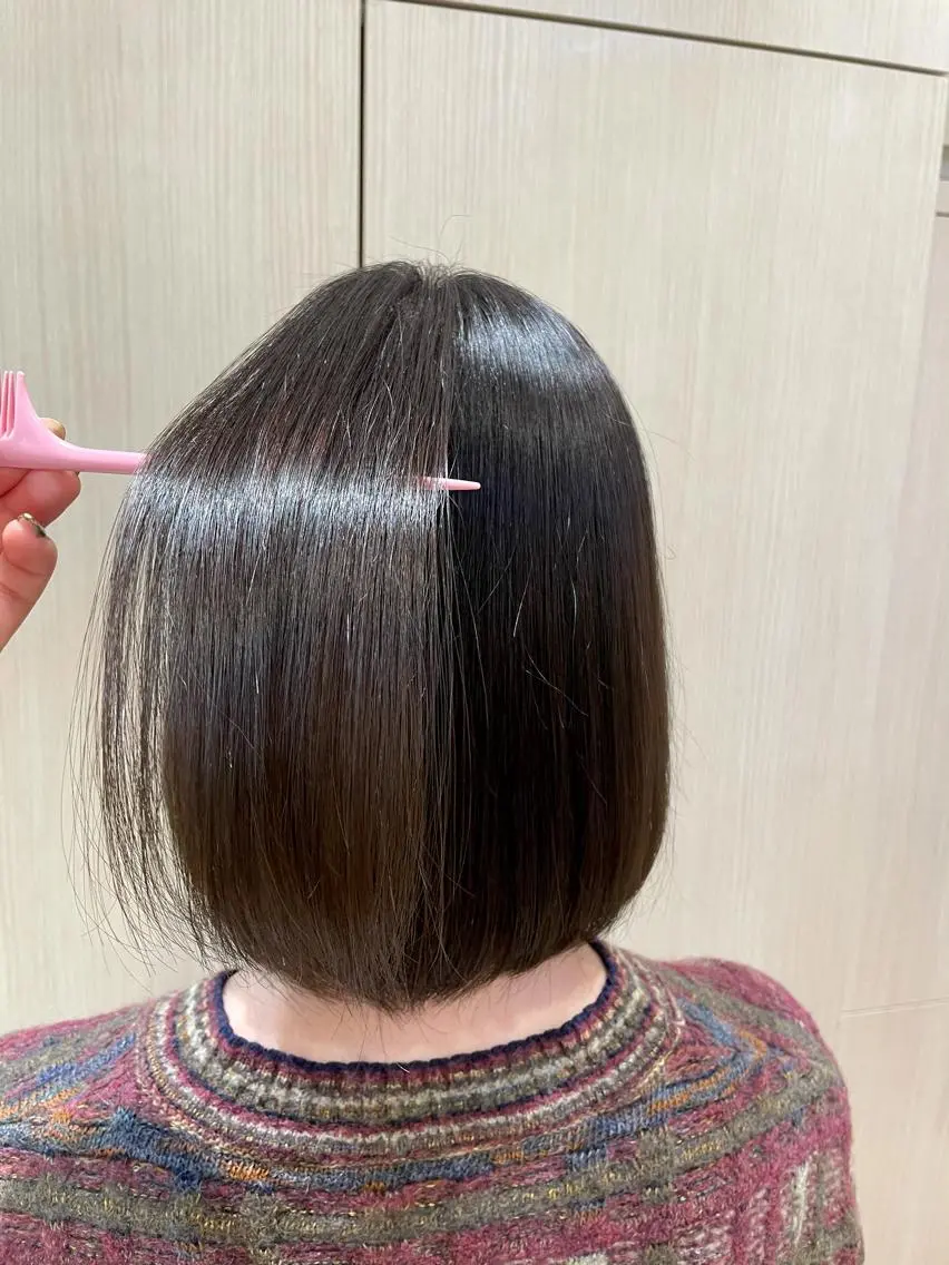 ショート パーマ ショートヘア 縮毛矯正 韓国ヘアメイク🎀/ 縮毛矯正✨山本媛香のヘアスタイル