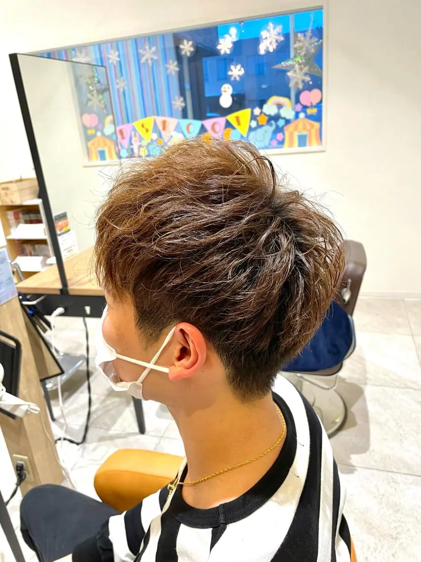 パーマ パーマ 安田 美由紀のヘアスタイル