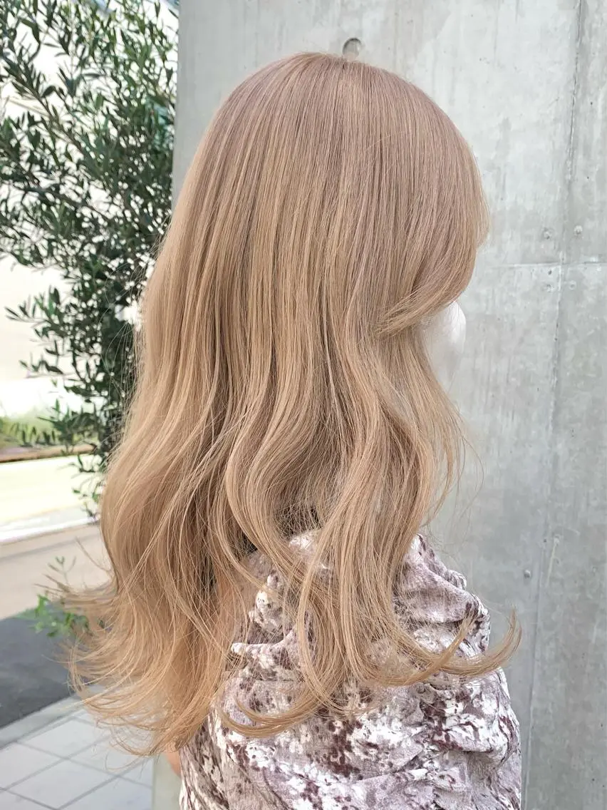 ロング カラー ヘアアレンジ カット ヘアカラー トリートメント 🎀暖色カラー🎀 ♡yurika♡のヘアスタイル