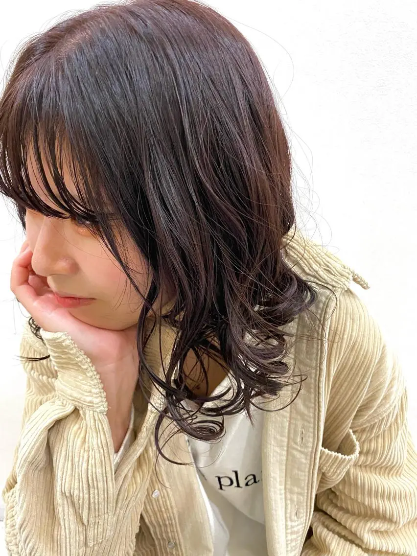 ミディアム パーマ 大塚斗真(カ ットモデル募集🙌)のヘアスタイル