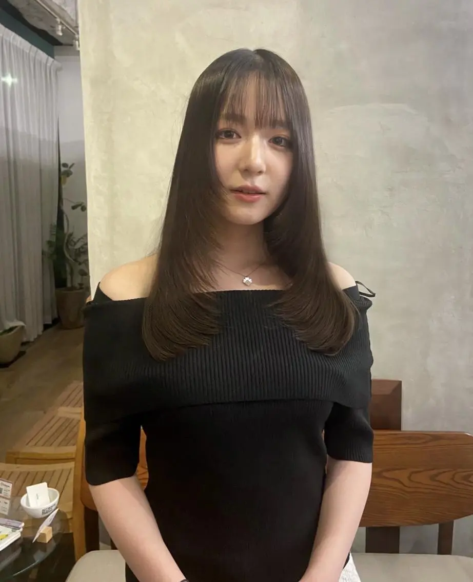 ミディアム ショートボブ ミディアムパーマ ボブ ハイライト 髪質改善 カット ヘアカラー トリートメント CEINE+ officialのヘアスタイル