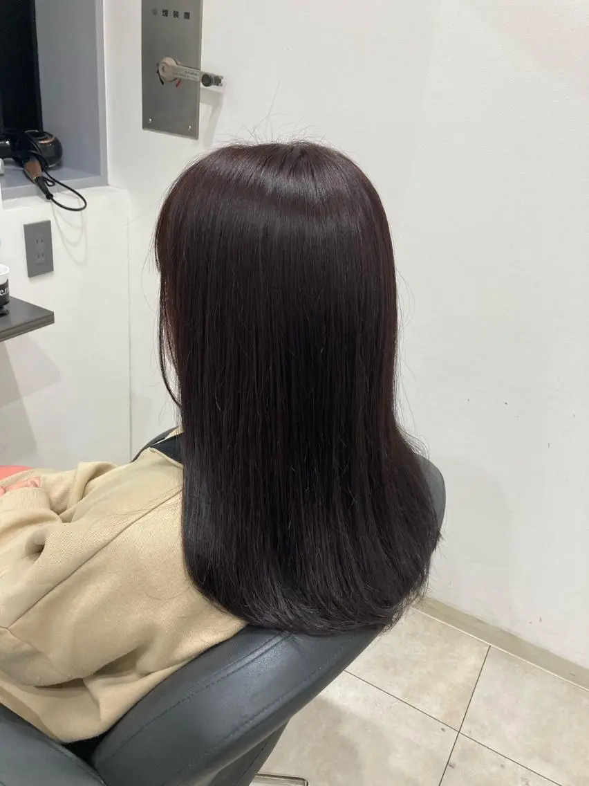 ロング カラー ヘアカラー ピンクカラー🎀 米津 美佑のヘアスタイル