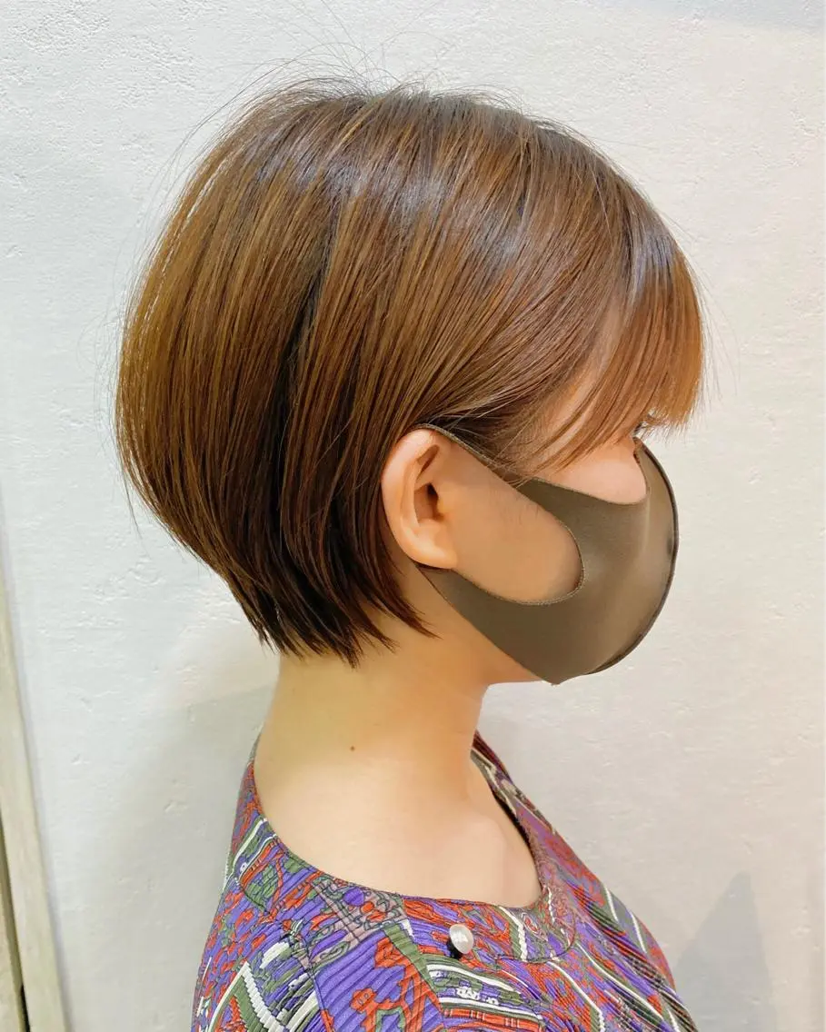 ショート 丸みショート ショートヘア カット ヘアカラー トリートメント ショート特化⭐️浅田 大輝Orangeのヘアスタイル