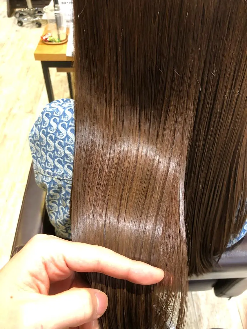 セミロング カラー パーマ ヘアアレンジ メンズ キッズ ネイル マツエク・マツパ トリートメント 酸熱トリートメント トリートメント EnBlesS西宮 マンツーマン神道有基のヘアスタイル