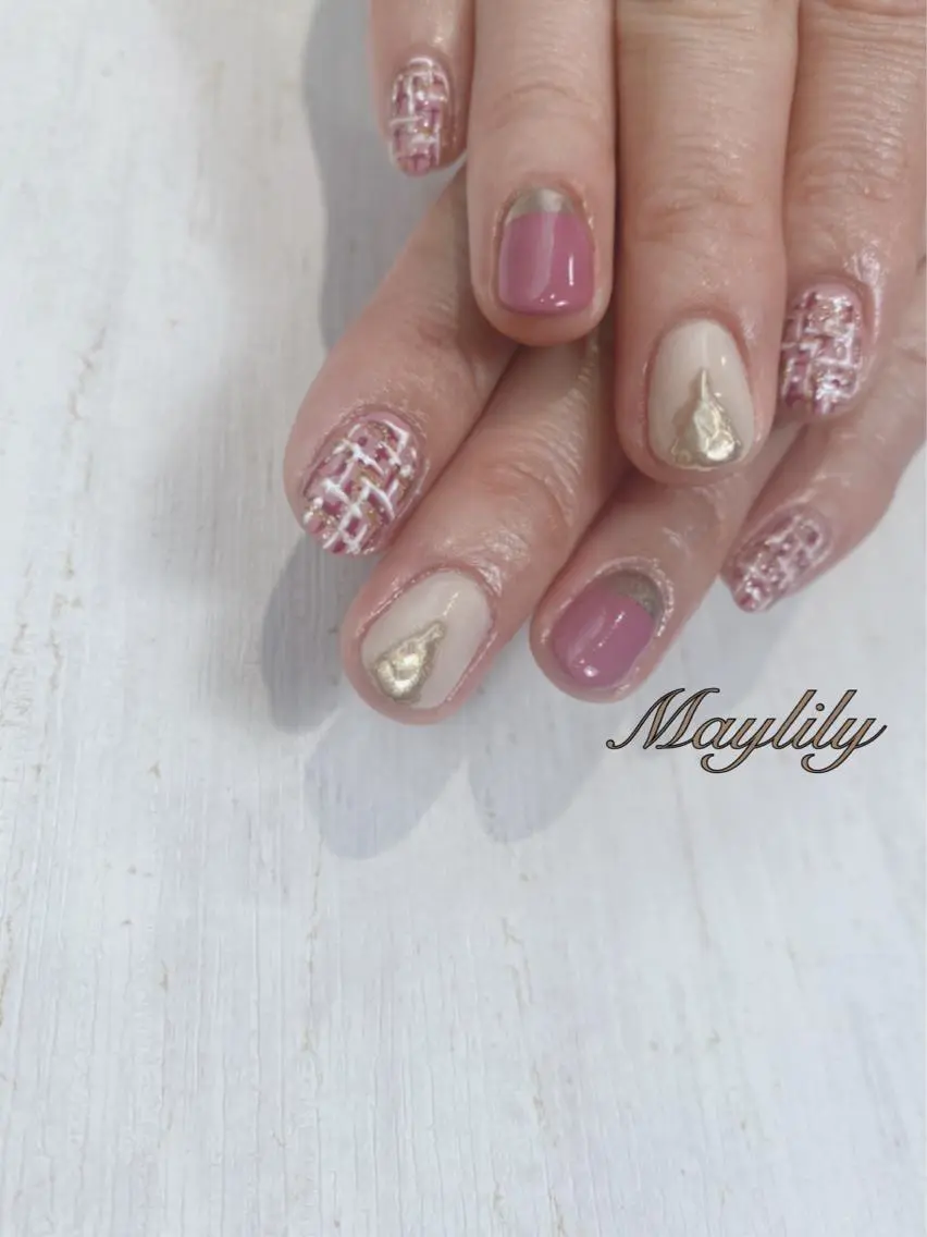 ネイル 持ち込み ハンドネイル Nail salon Maylilyのネイルデザイン