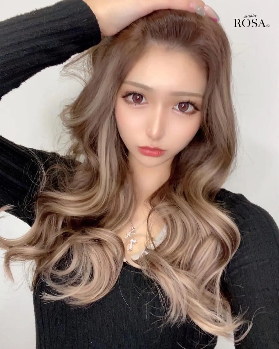 ロング カラー 関東 蓮太のヘアスタイル