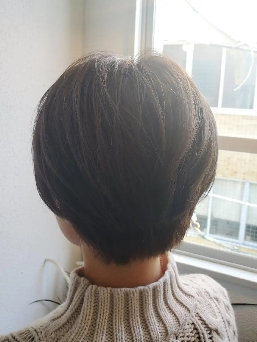 ショート カラー ショートヘア カット ヘアカラー フリーランス 和田のヘアスタイル
