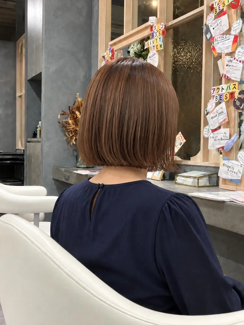 カラー ショート 川畑 理花のヘアスタイル