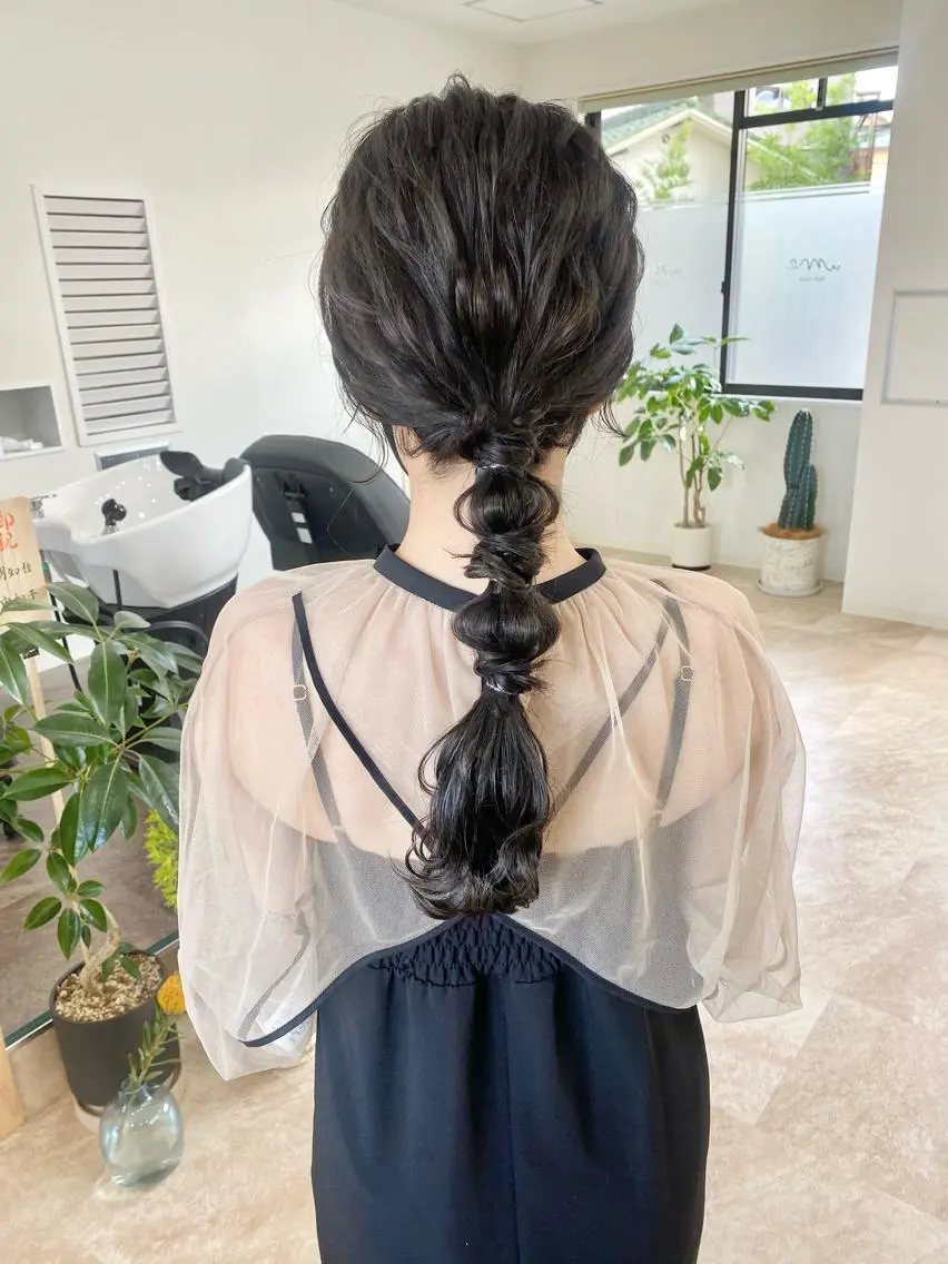 セミロング カラー ヘアアレンジ ひなの .のその他イメージ