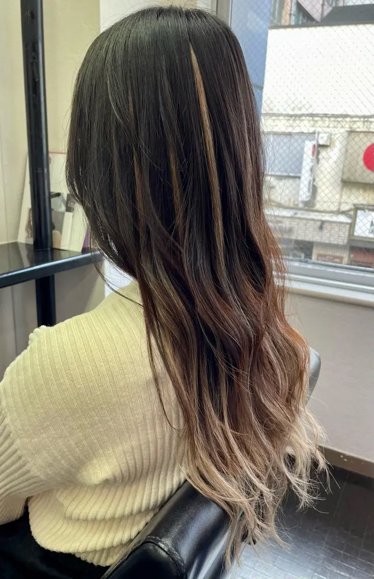 ロング シールエクステ エクステ 💜Rebre** Mayu💜のヘアスタイル