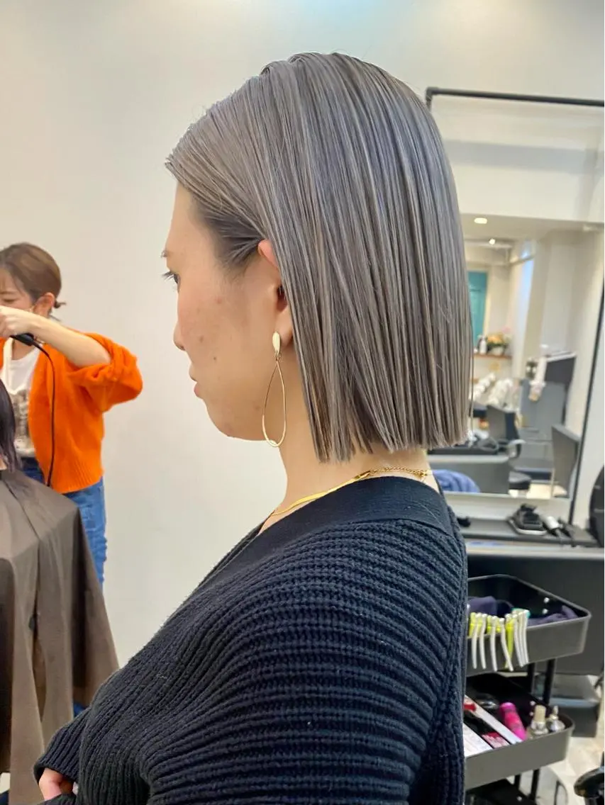ショート カラー パーマ ヘアアレンジ メンズ キッズ ネイル マツエク・マツパ アイブロウ 結婚式・ブライダル メンズバレイヤージュ メンズブリーチ メンズハイライト メンズハイトーン カット ヘアカラー トリートメント 顔まわりレイヤー× 韓国ヘアオタベシンヤのヘアスタイル
