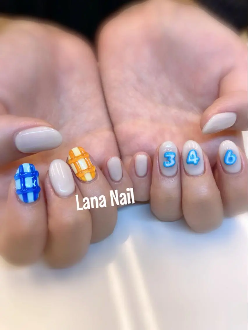ネイル アートネイル ジェルネイル ワンカラーネイル Lana Nailのネイルデザイン