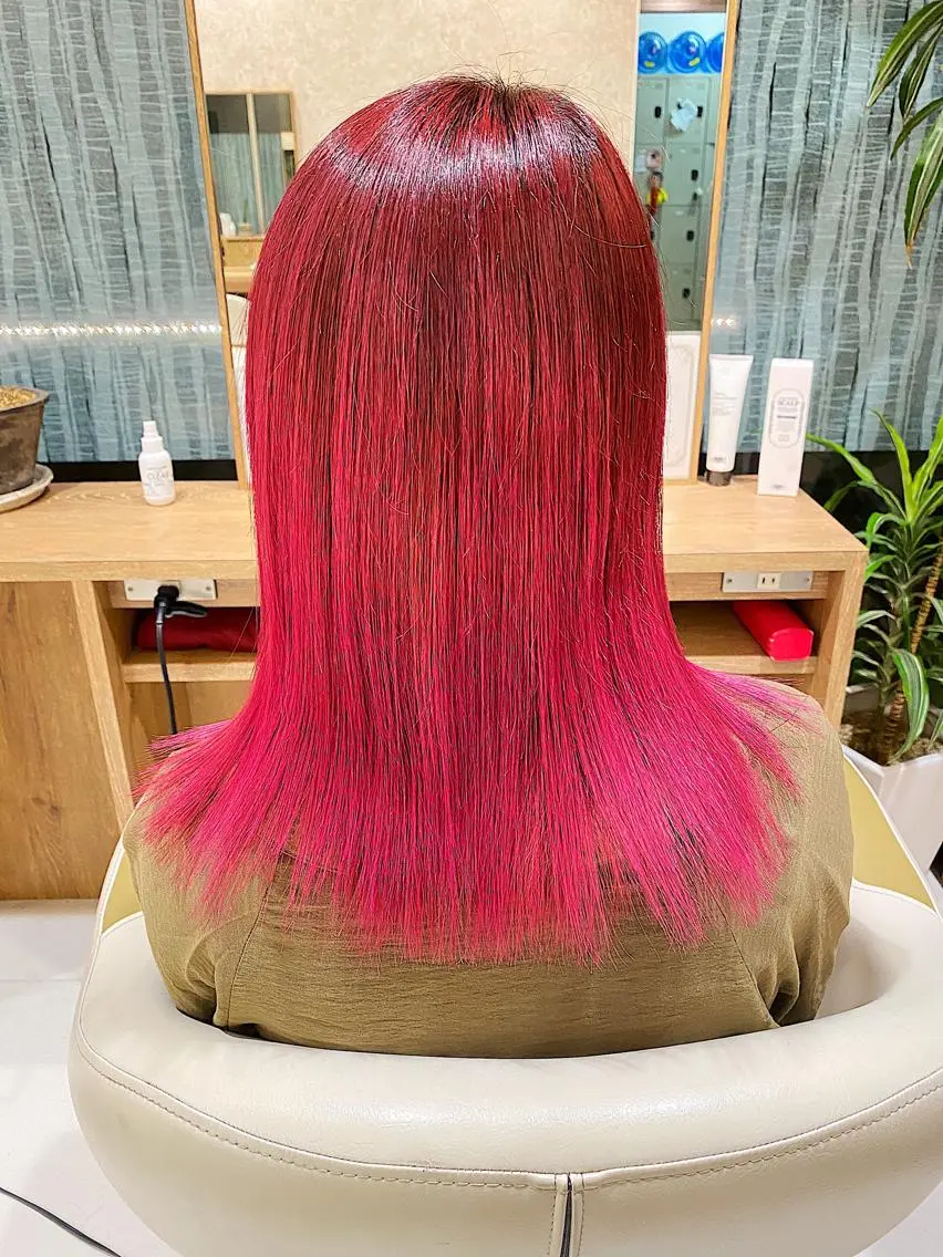 セミロング カラー 佐伯蓮 🫧学割メニューありのヘアスタイル