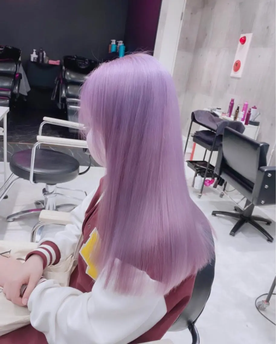 ロング カラー ヘアアレンジ メンズ キッズ マツエク・マツパ ブリーチの髪様 MASATOのヘアスタイル