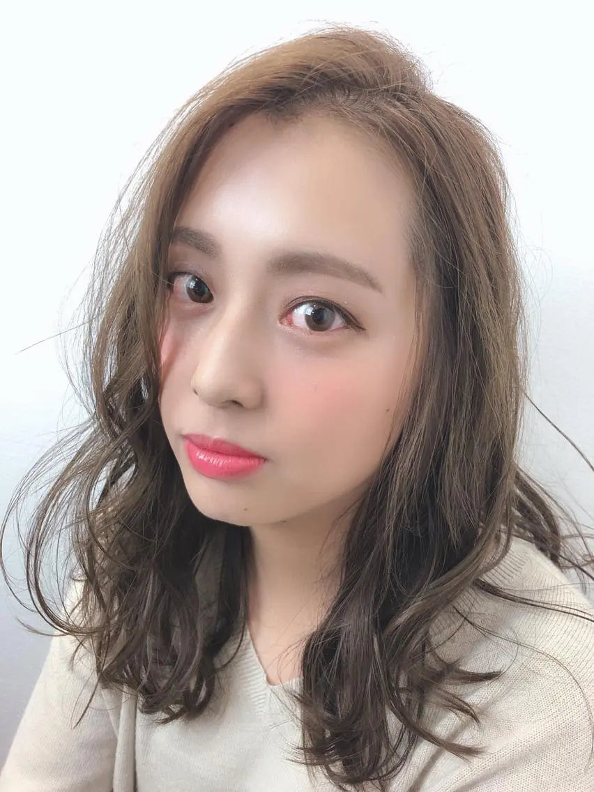 セミロング ヘアカラー ☁️Stylist Karin☁️のヘアスタイル