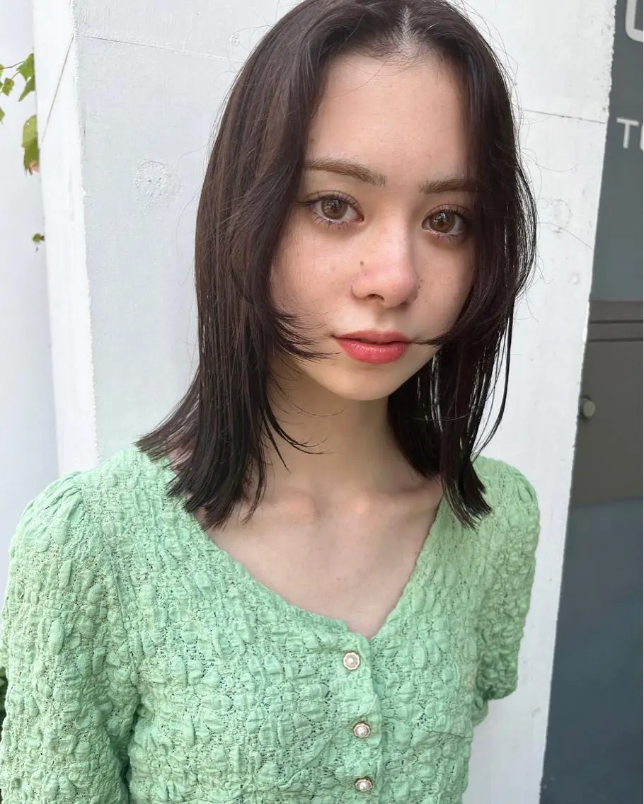 ミディアム カラー カット ヘアカラー トリートメント 似合わせレディース/ メンズ/あゆかのヘアスタイル