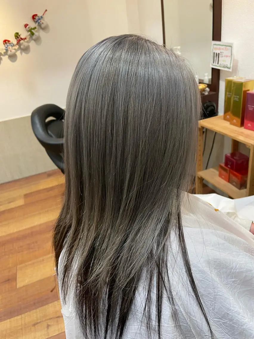 カラー ヘアカラー 浅香山✨美髪✨ やまもとあきこのヘアスタイル