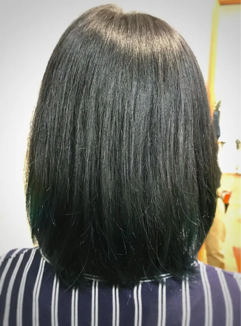 ショート ミディアム セミロング ロング カラー パーマ ヘアアレンジ メンズ キッズ ネイル マツエク・マツパ メンズブリーチ 黒髪 ブリーチ ブルーカラー ブルー 逗子葉山 ナオイカイラのヘアスタイル