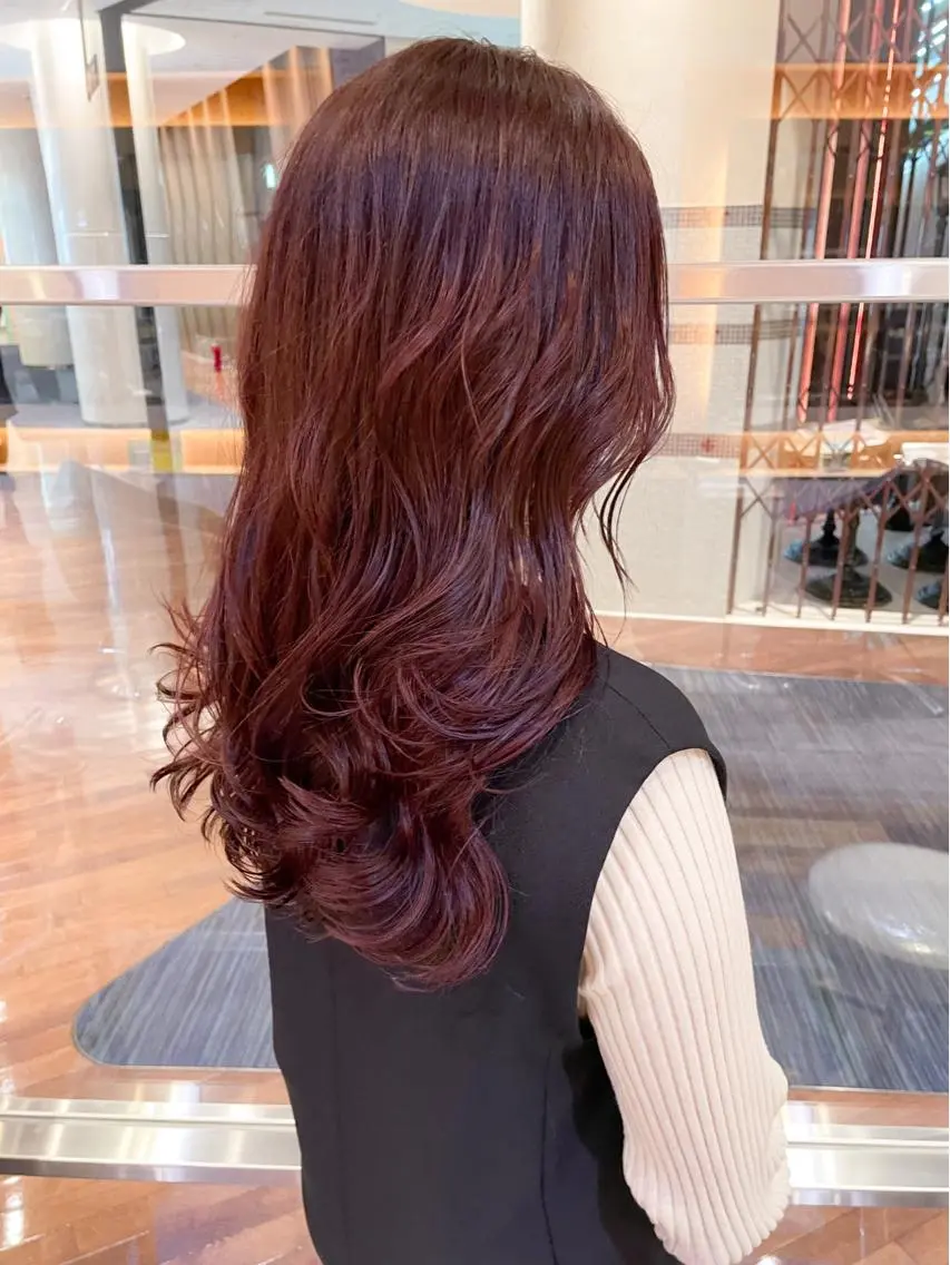 ロング カラー BLANCO nao.のヘアスタイル