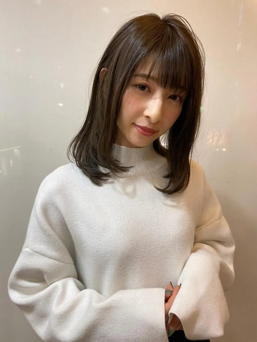 ミディアム カット トリートメント 似合わせカット 銀座/アライ カズヤのヘアスタイル