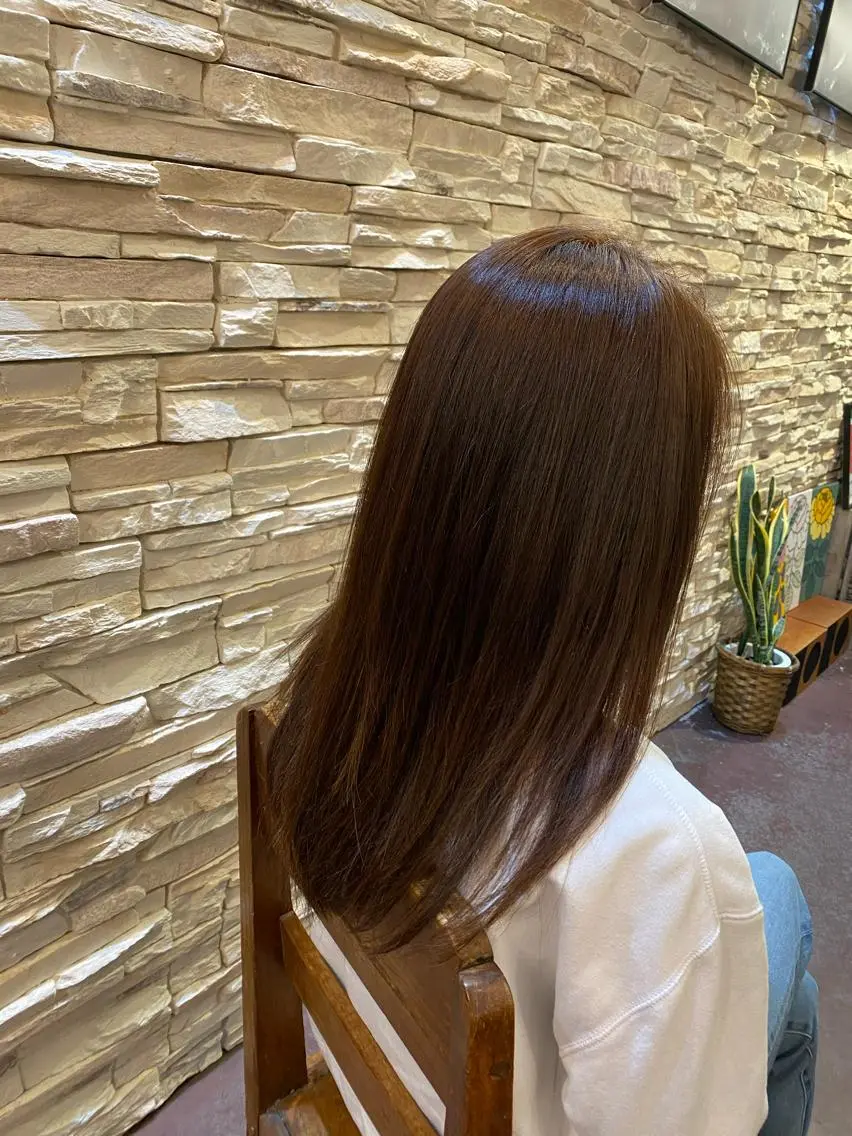 ロング カラー カット パーマ トリートメント 菊池 大佑のヘアスタイル