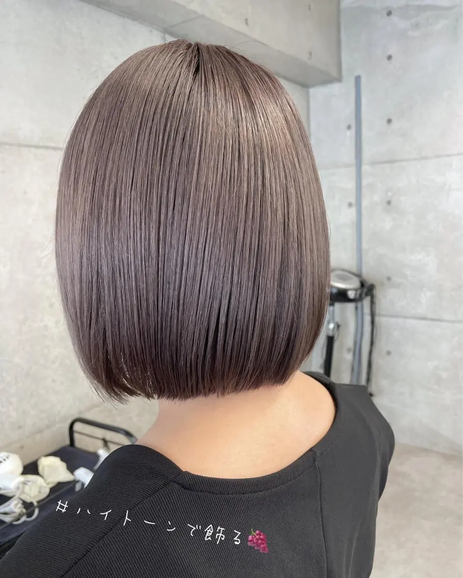 ショート ボブ 山谷 裕紀のヘアスタイル
