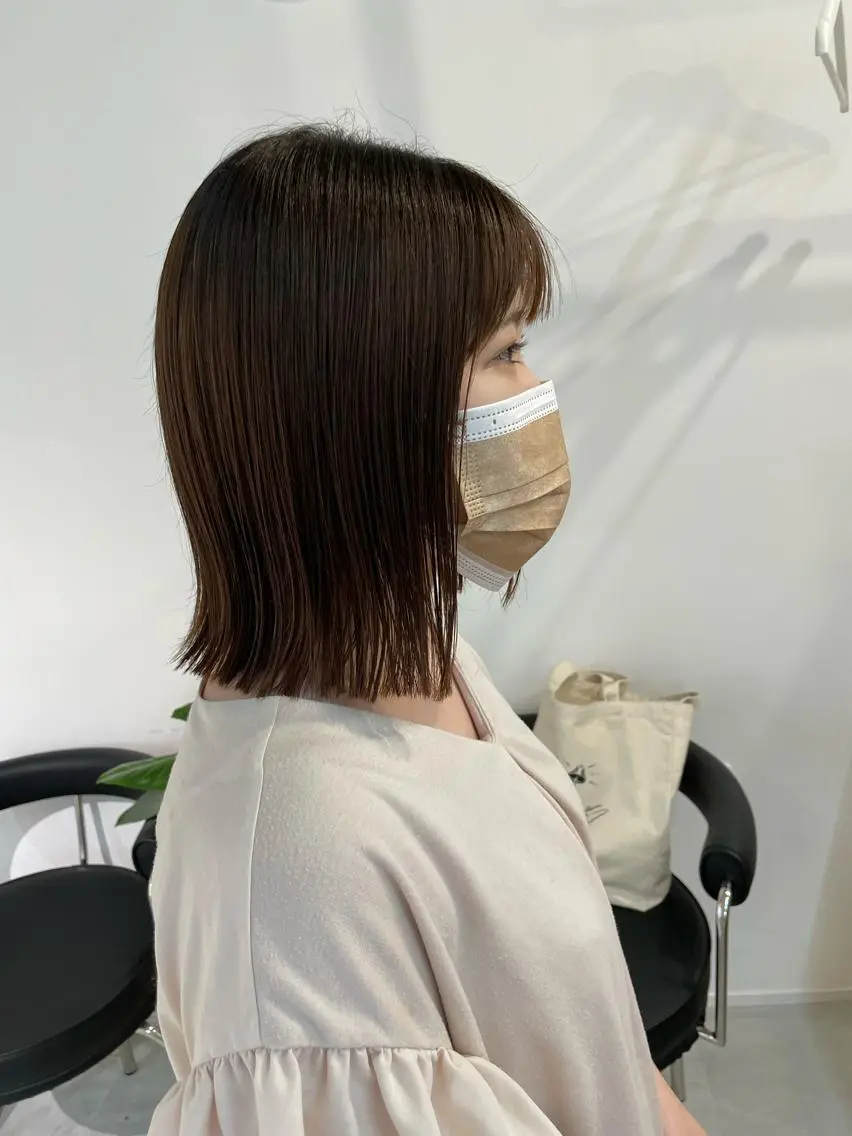 ミディアム ボブ 外ハネヘア fit/ madokaのヘアスタイル