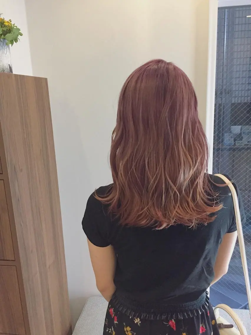 ミディアム カラー MIZUHO / ダブルカラー髪質改善のヘアスタイル