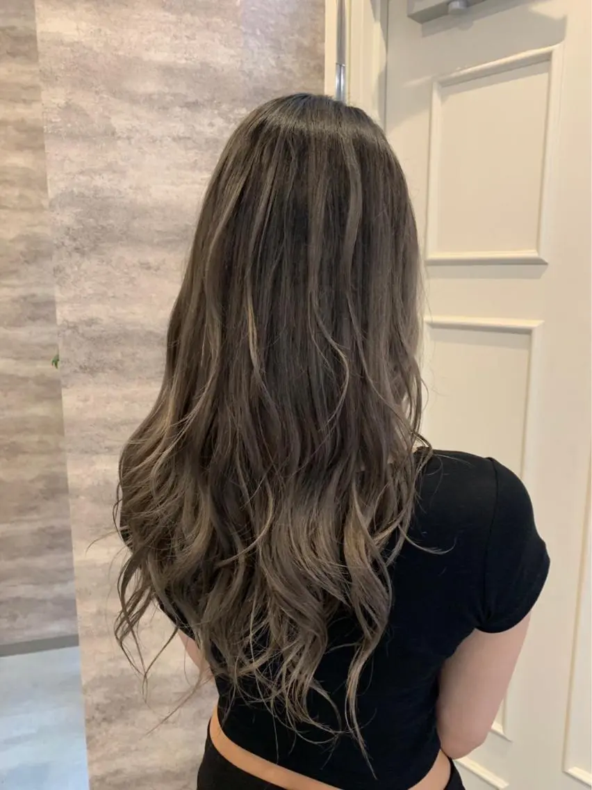 ロング カラー アッシュ ベージュカラー グラデーションカラー 🫟Blanco🫟 Color&Careのヘアスタイル