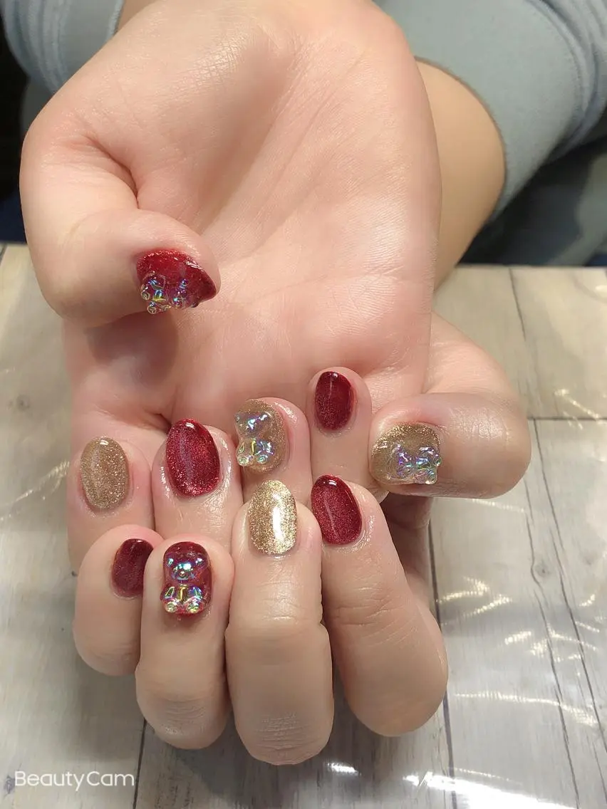 ネイル マグネットネイル ✨アン ミユ✨のネイルデザイン