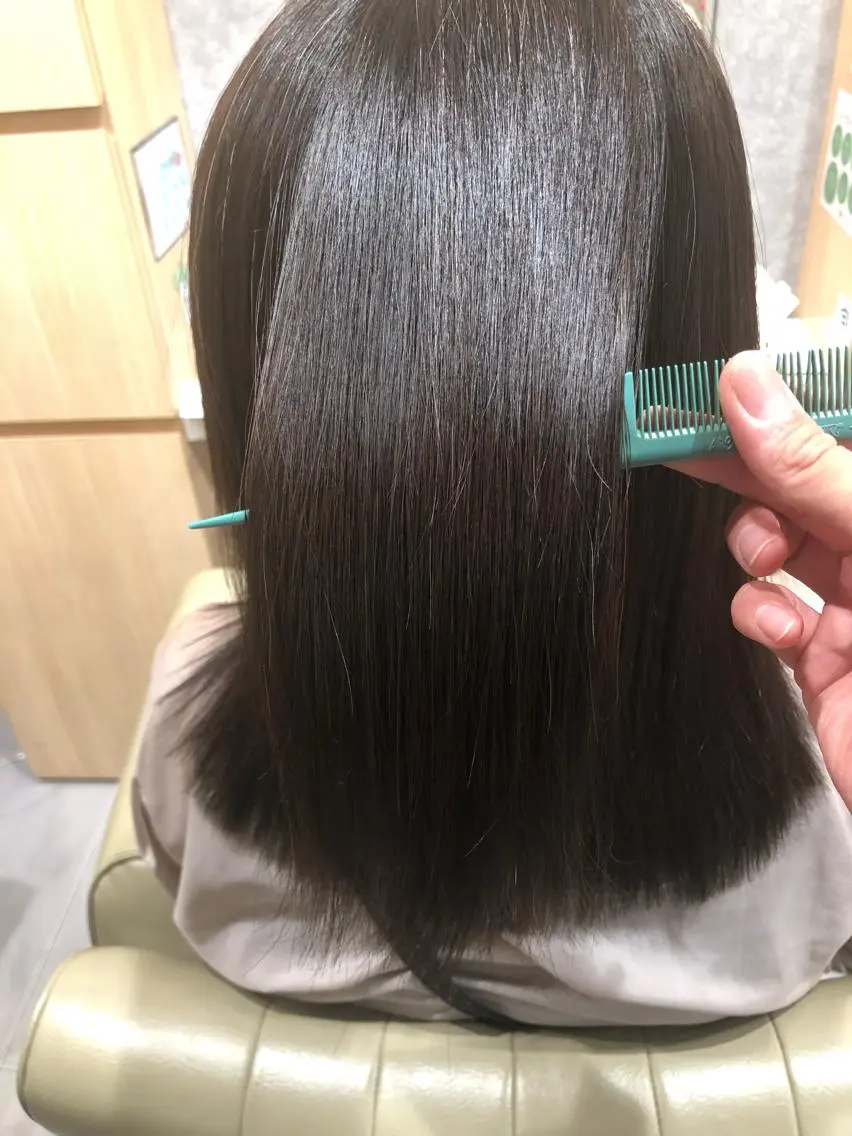 ミディアム カット 縮毛矯正 トリートメント 【髪質改善特化･ 福田航洋】のヘアスタイル