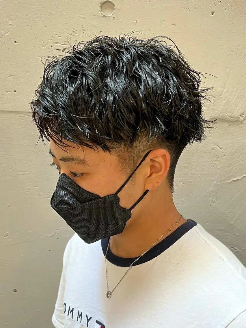 パーマ メンズ カット パーマ 🔥メンズ特化🔥 永瀬椋のヘアスタイル