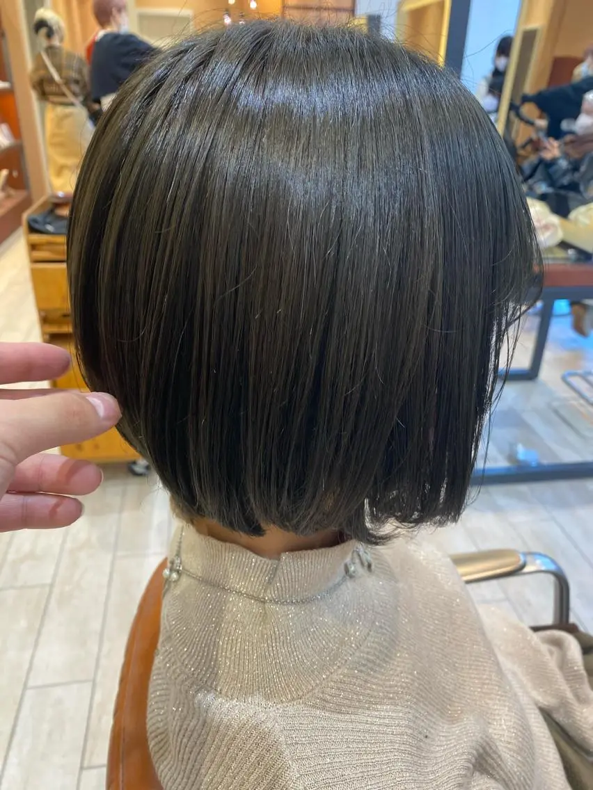 ショート 美髪矯正透明感カラー 江川 和輝のヘアスタイル