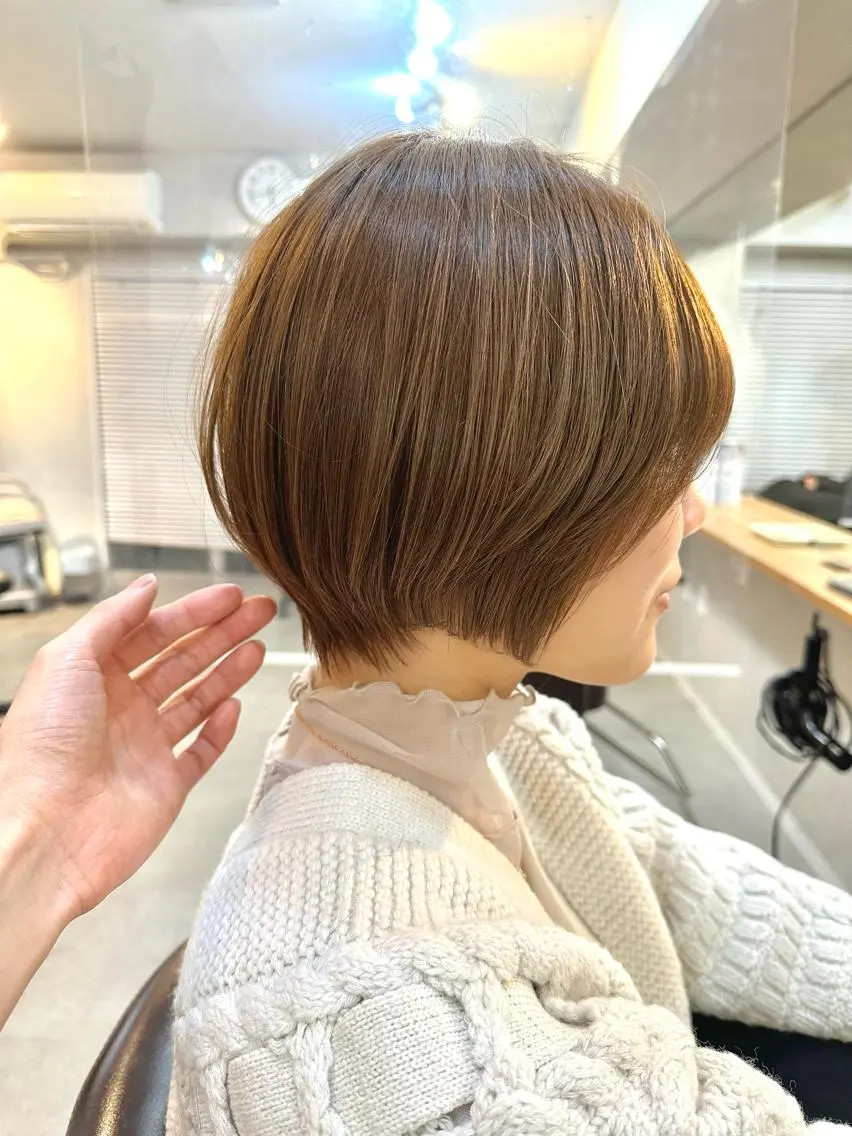 ショート カラー カット トリートメント 🍃ショートヘア🍃 北林春樹のヘアスタイル