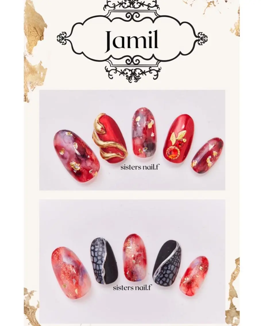 ネイル アートネイル ネイルチップ sisters nail.fのネイルデザイン