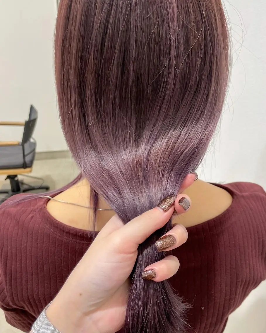 セミロング カラー mir MIYUのヘアスタイル